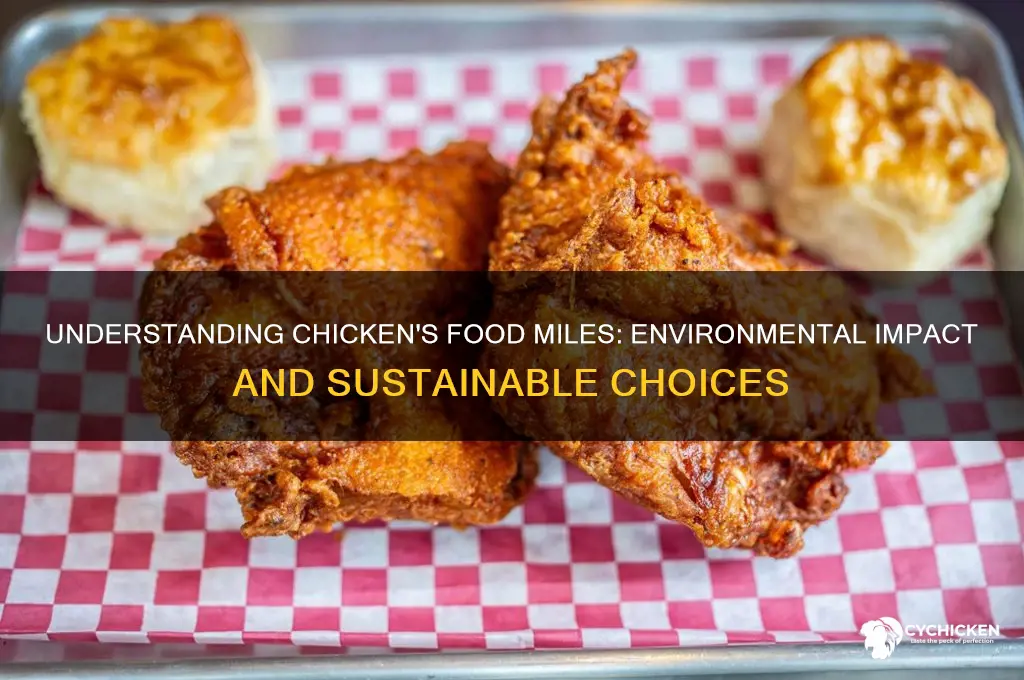 what are the food miles for chicken