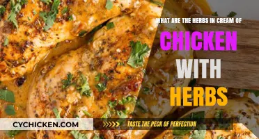 Herbs in Cream of Chicken: A Delicious Blend