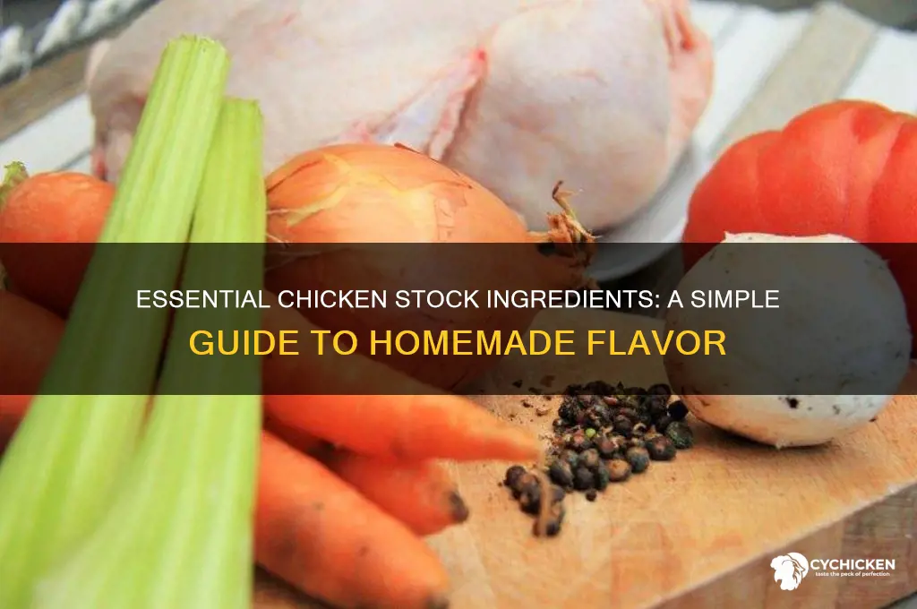 what are the ingrediants for chicken stock