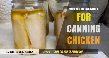 Essential Ingredients for Canning Chicken: A Safe and Flavorful Guide