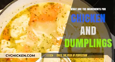 Delicious Chicken and Dumplings: Essential Ingredients for a Hearty Meal