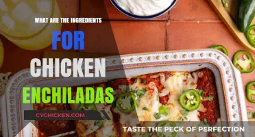 Delicious Chicken Enchiladas: Essential Ingredients for a Flavorful Fiesta