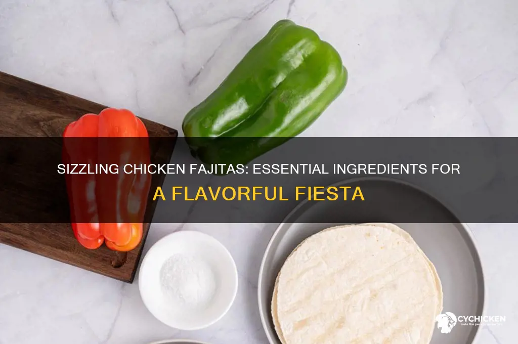 what are the ingredients for chicken fajitas