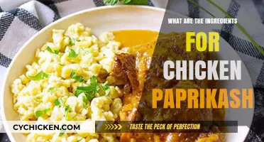 Discover the Essential Ingredients for Authentic Chicken Paprikash