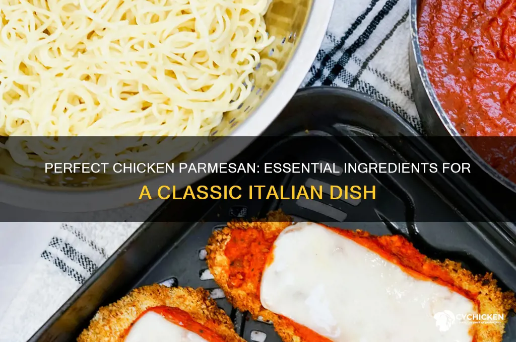 what are the ingredients for chicken parmesan