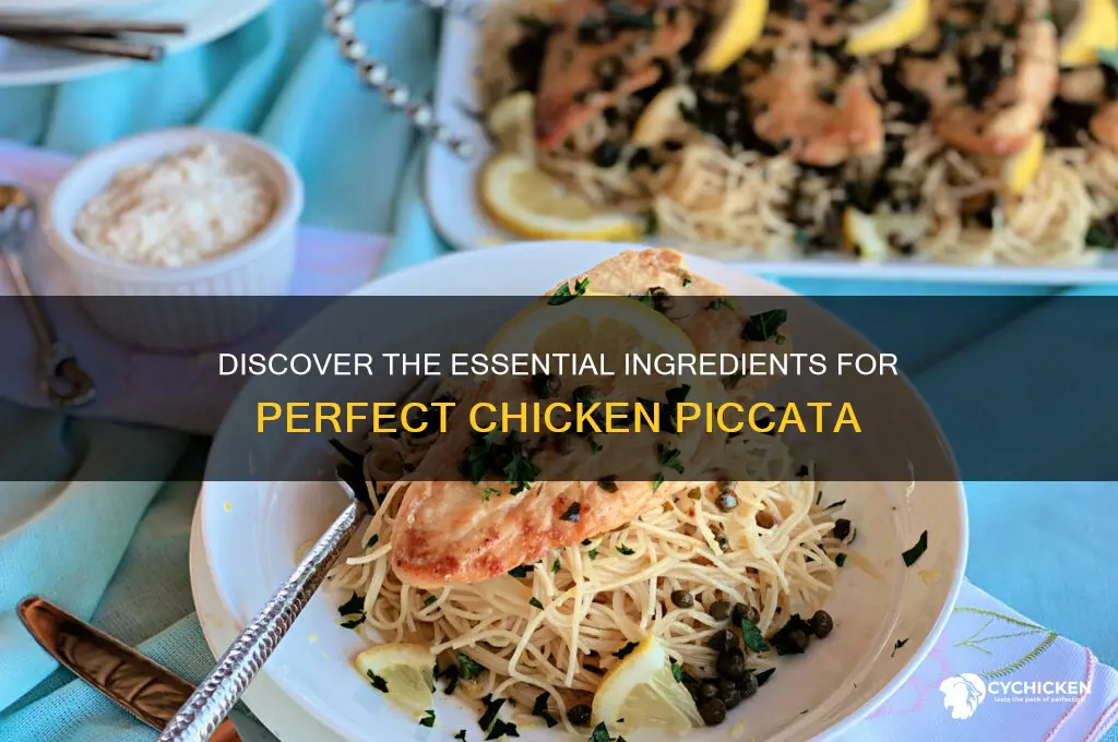 what are the ingredients for chicken piccata