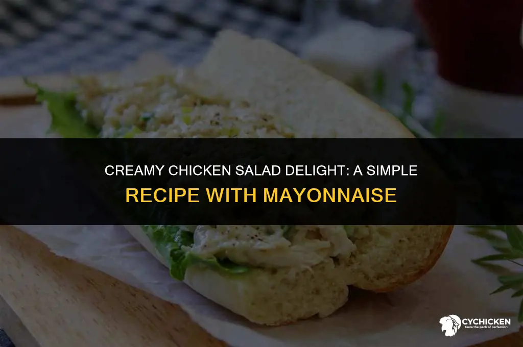 what are the ingredients for chicken salad with mayonnaise