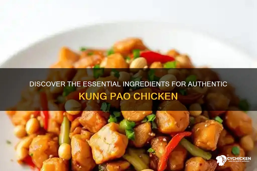what are the ingredients for kung pao chicken