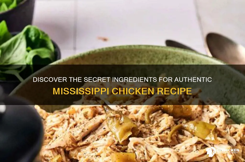 what are the ingredients for mississippi chicken