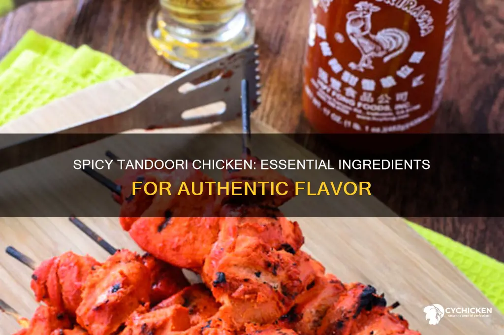 what are the ingredients for tandoori chicken