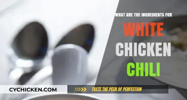 Creamy White Chicken Chili: Essential Ingredients for a Hearty Bowl
