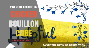 Chicken Bouillon Cubes: Ingredients and Their Benefits