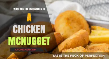 Unveiling the Surprising Ingredients in a Chicken McNugget Recipe