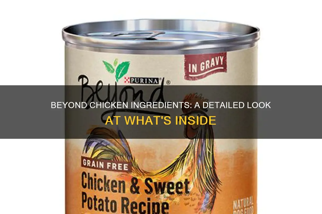 what are the ingredients in beyond chicken