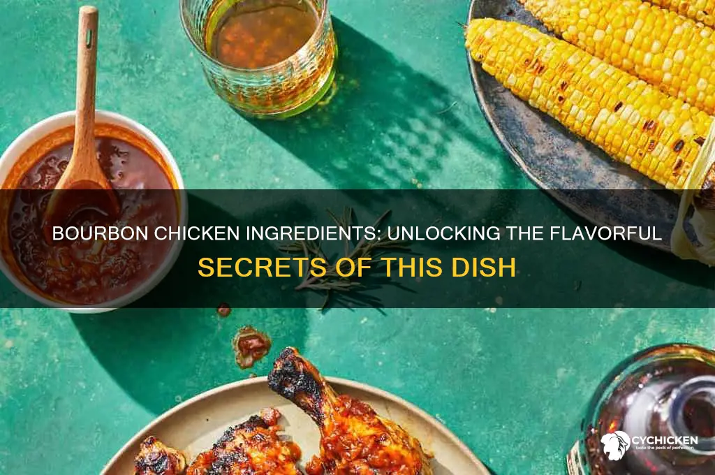 what are the ingredients in bourbon chicken