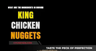 Burger King Chicken Nuggets: Unveiling the Secret Ingredients Inside