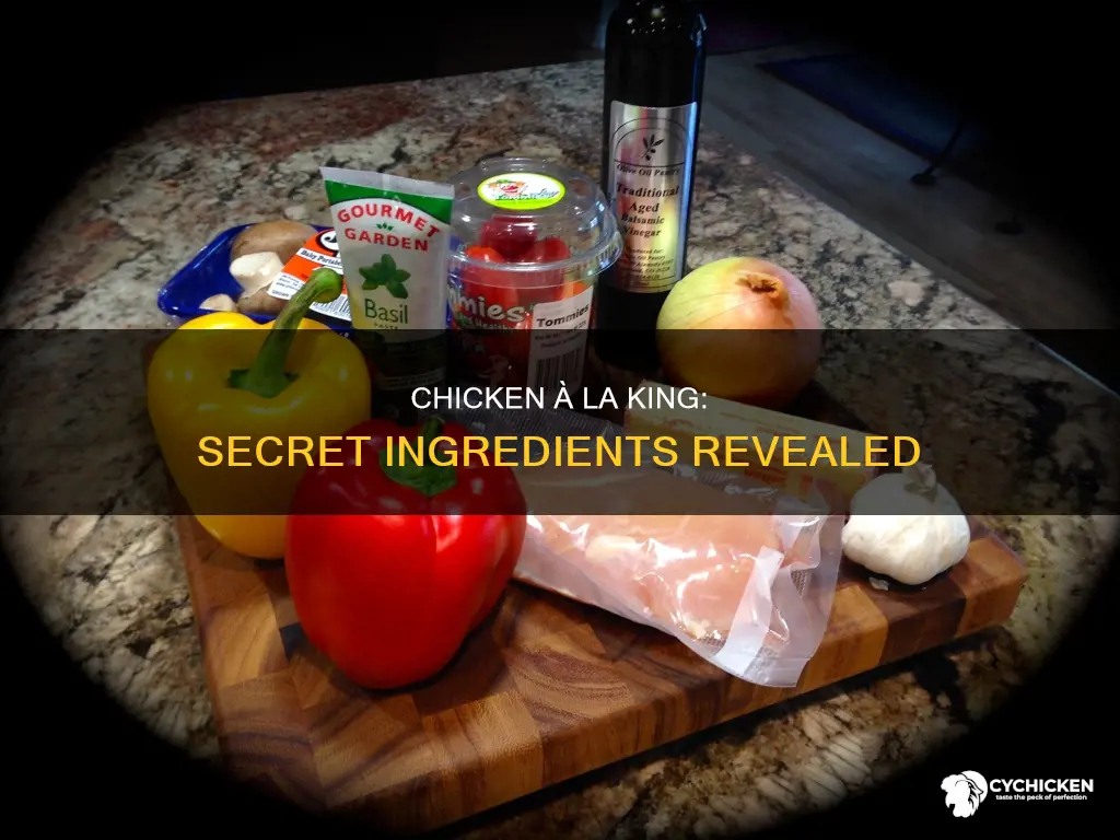 what are the ingredients in chicken a la king