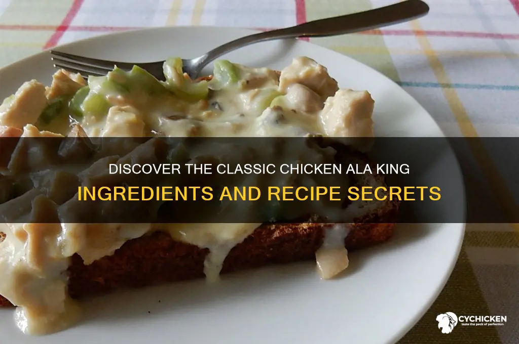 what are the ingredients in chicken ala king