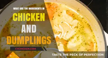 Discover the Hearty Ingredients in Chicken and Dumplings Comfort Food