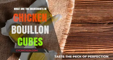 Unveiling the Flavorful Ingredients in Chicken Bouillon Cubes
