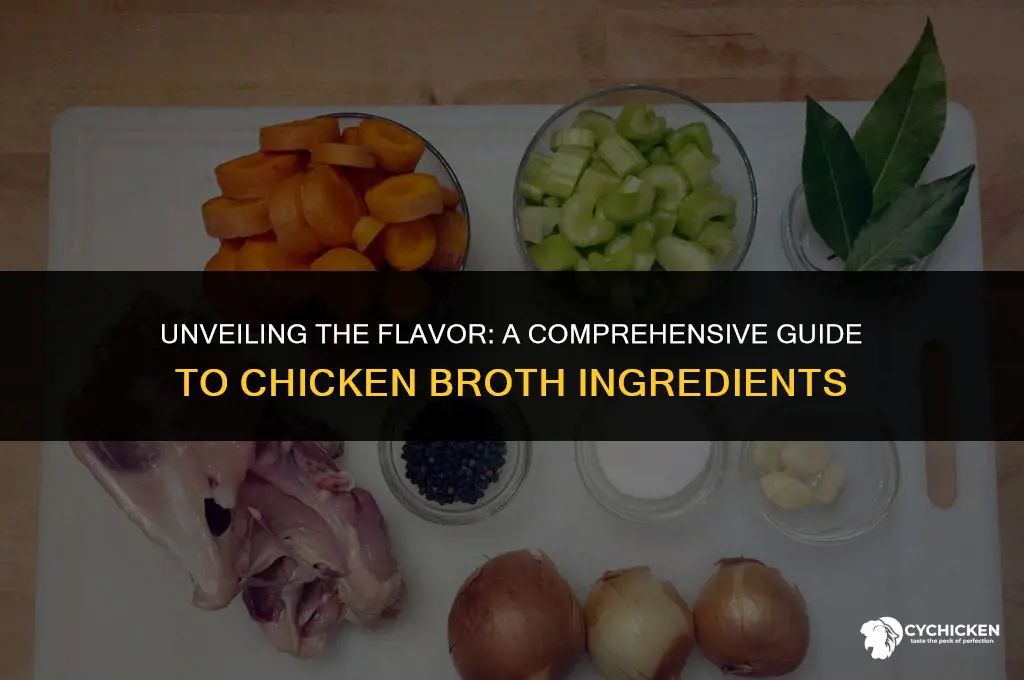 what are the ingredients in chicken broth