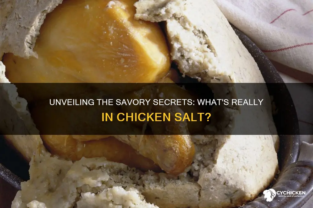 what are the ingredients in chicken salt