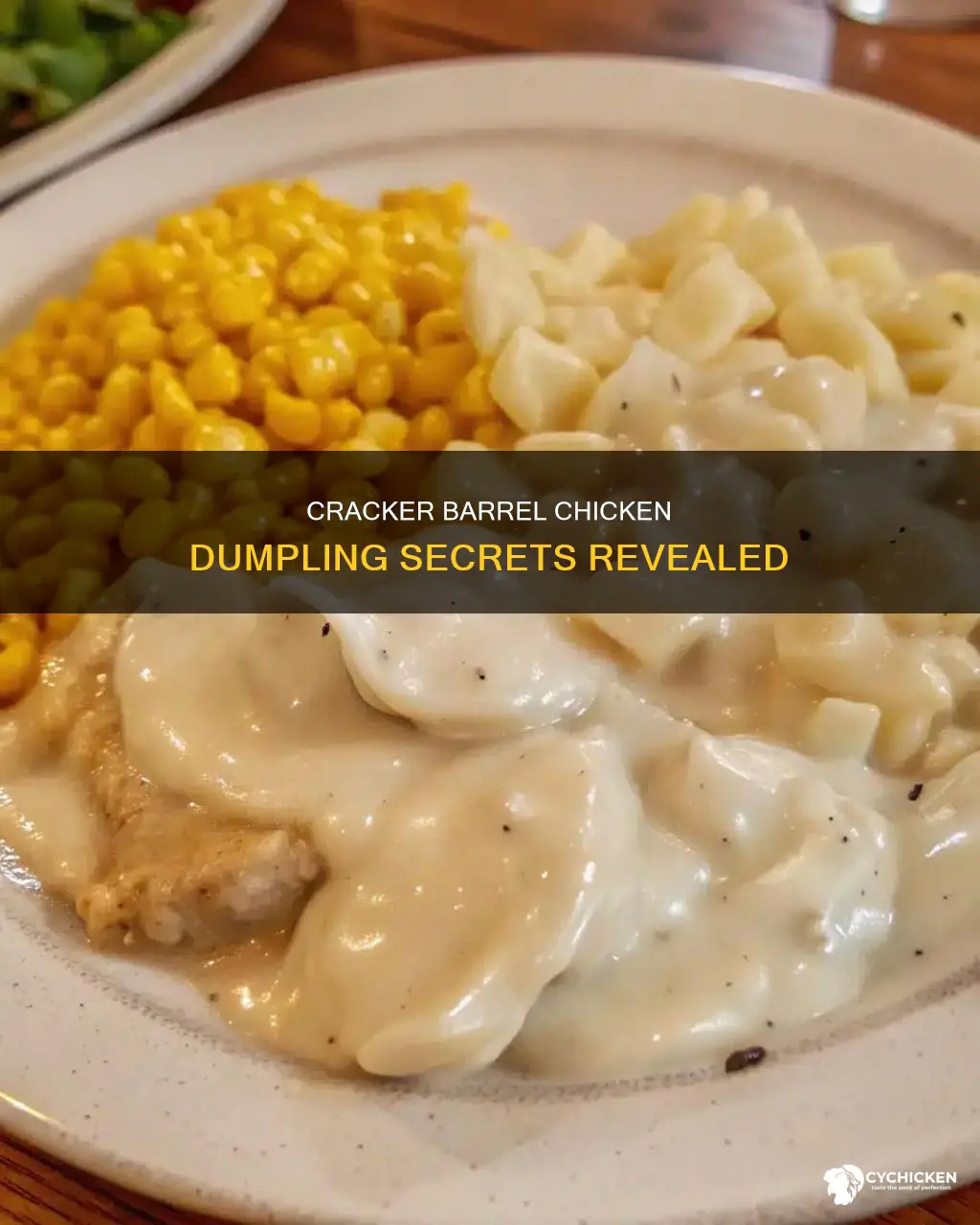 what are the ingredients in cracker barrel chicken and dumplings