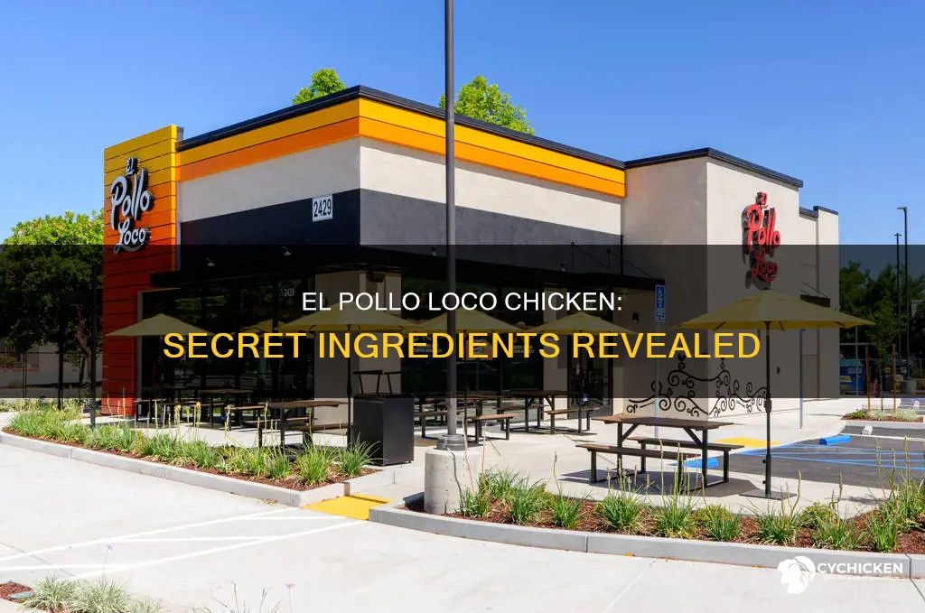 what are the ingredients in el pollo loco chicken