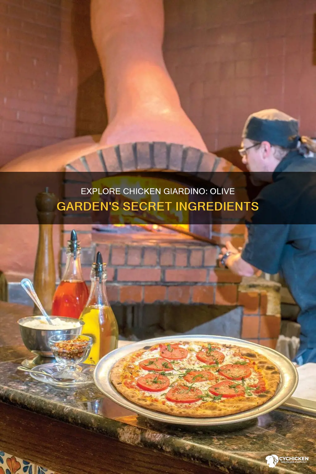 what are the ingredients in olive garden chicken giardino