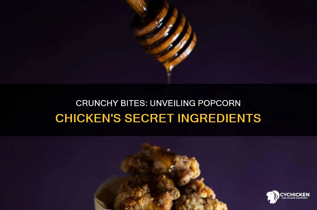 what are the ingredients in popcorn chicken