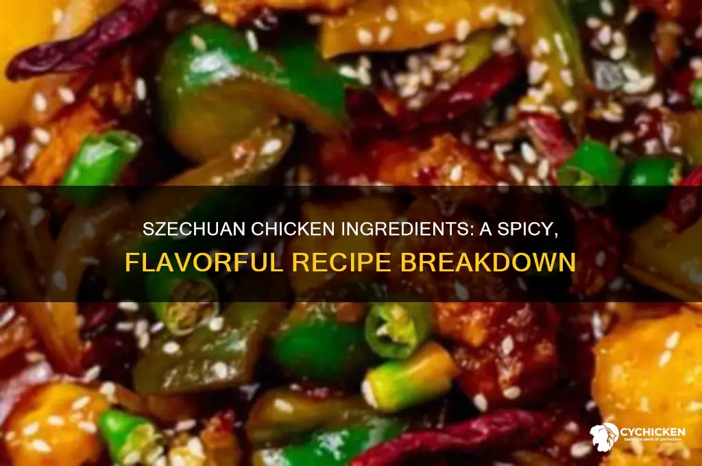 what are the ingredients in szechuan chicken