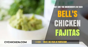 Tasty Chicken Fajitas: Taco Bell's Secret Ingredients