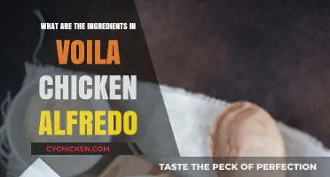 Discover the Ingredients in Voila Chicken Alfredo: A Quick Guide