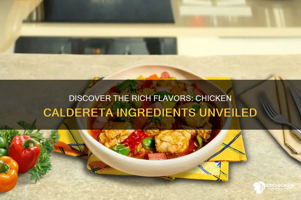 what are the ingredients of chicken caldereta