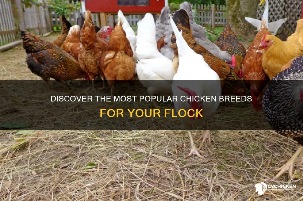 what are the most common chicken breeds