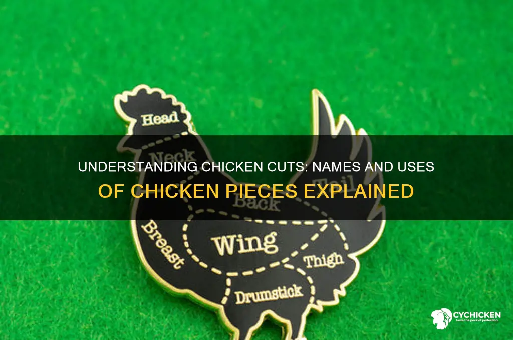what are the names of chicken pieces