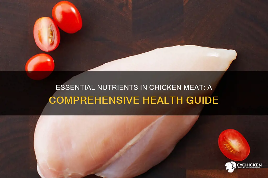 what are the nutrients present in chicken meat