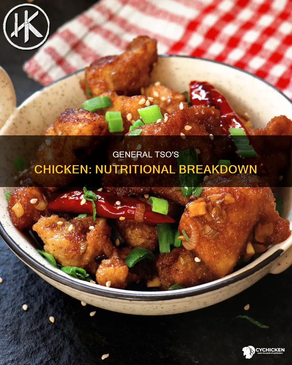 what are the nutrition facts for general tso