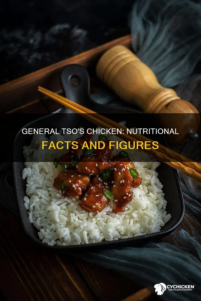 what are the nutritional facts in a genarals tso