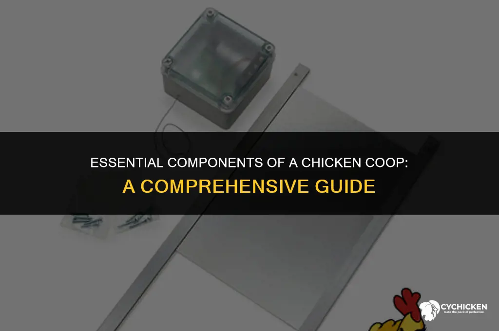 what are the parts of a chicken coop