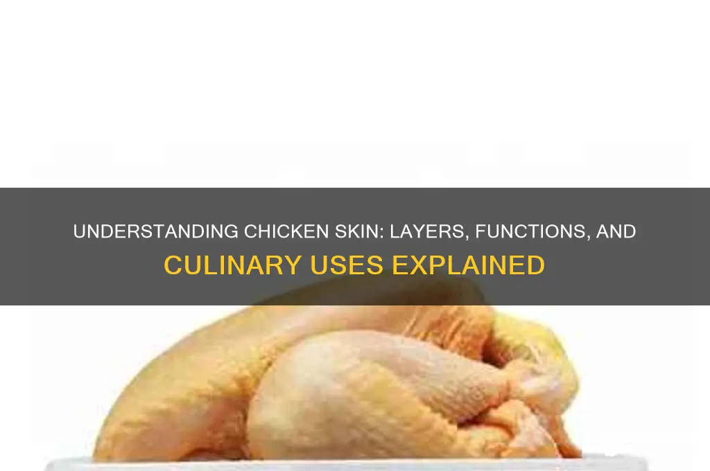 what are the parts of a chicken skin