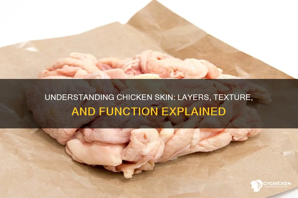 what are the parts of chicken skin