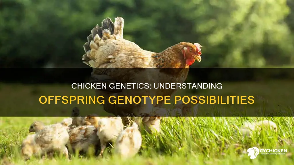 what are the possible genotypes of the offspring chicken genetics