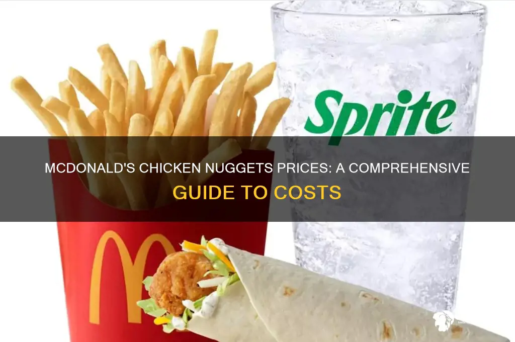 what are the prices for mcdonald