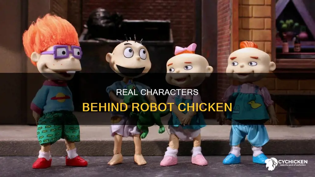 what are the real characters in the robot chicken