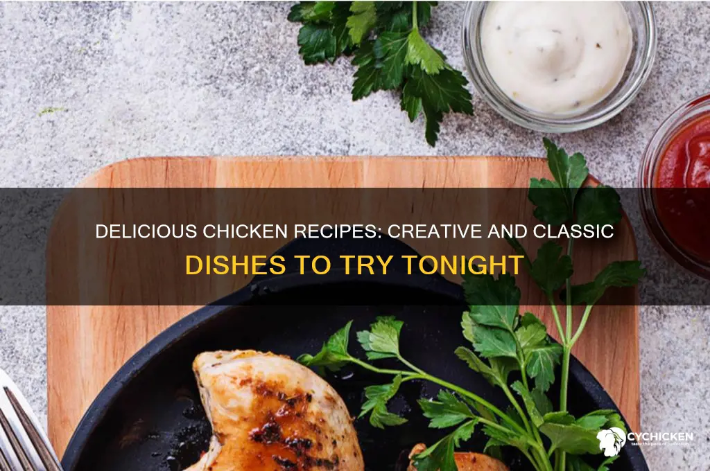what are the recipe that comes with chicken