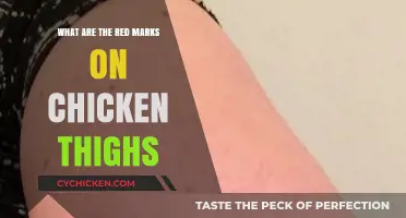 Understanding Red Marks on Chicken Thighs: Causes and Safety Tips