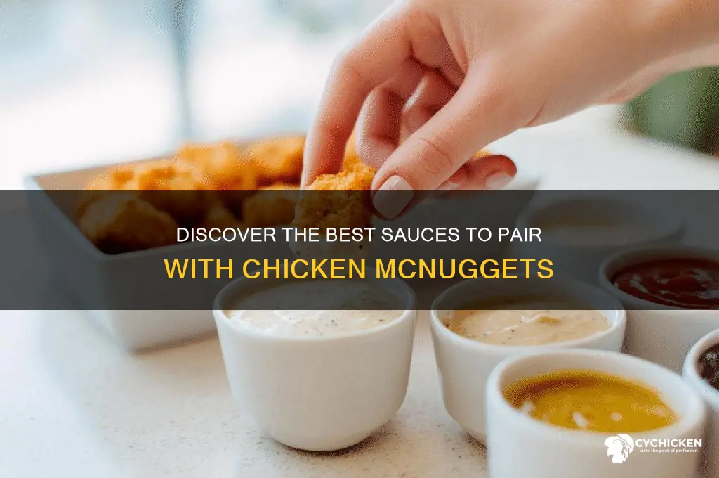 what are the sauces for chicken mcnuggets