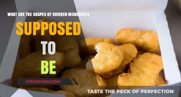 Chicken McNuggets: Why the Unique Shapes?