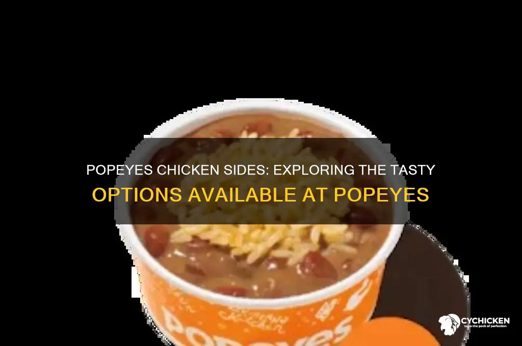 what are the sides at popeyes chicken